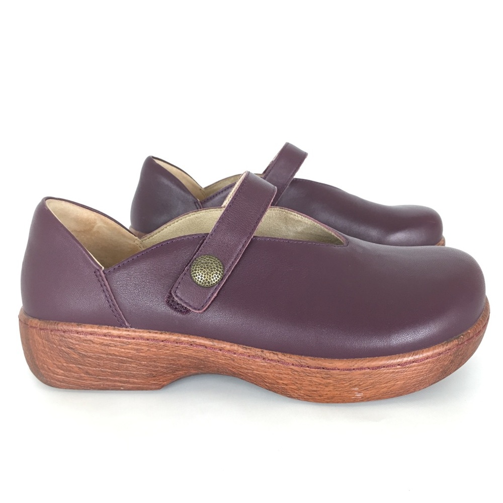 Alegria Opheliah Leather Mary Jane Loafer Shoes Women’s Size 39 Purple OPH-6328 - Picture 2 of 12